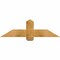 Ekena Millwork Eugene Rough Sawn Timber Gable Bracket, Western Red Cedar, 48"W x 14"H x 4"D x 6"F, 7/12 Pitch GBW048X14X0406EUG00RWR - alternate 1